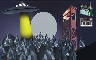Alien UFO vs NASA Game poster