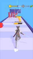 Samurai Girl Run 3D Affiche