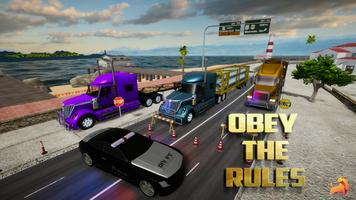 Euro Truck Simulator Game captura de pantalla 1