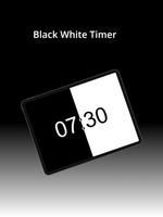 Black White Timer capture d'écran 3