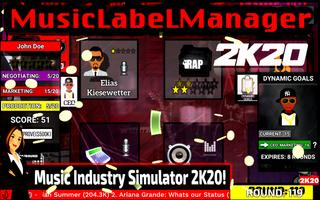 Music label manager 2K20 poster