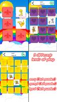 Memory Game Cartoon Characters โปสเตอร์