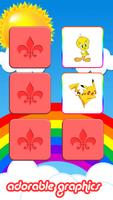 Memory Game Cartoon Characters imagem de tela 2