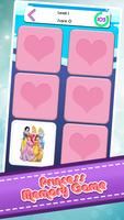 Princess Memory Card Game स्क्रीनशॉट 1