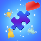 Puzzle with Cartoon Characters أيقونة