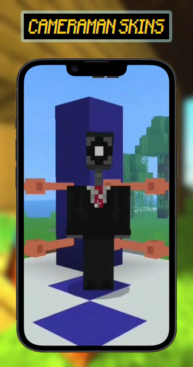 Camera Man, Minecraft Skin