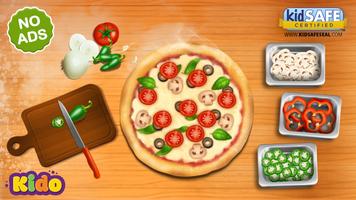 Pizza Baking Kids Games ポスター