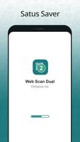 Web scan - dual account Affiche