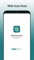 Web scan - dual account Plakat