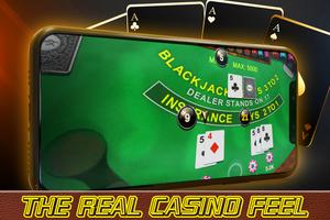 Blackjack - Casino Card Game Ekran Görüntüsü 1