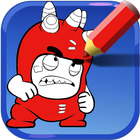 Oddbods Coloring Book-icoon