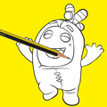 draw Oddbods character easy