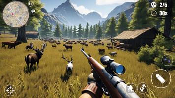 Sniper Deer Hunting 3D Games پوسٹر