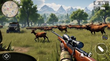 Sniper Deer Hunting 3D Games captura de pantalla 1