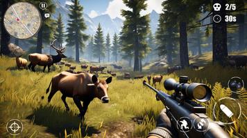 Sniper Deer Hunting 3D Games capture d'écran 2
