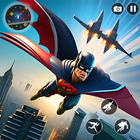 Flying Superhero Crime City icône