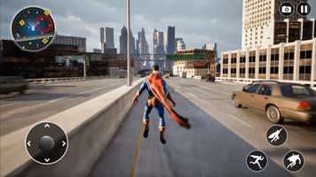 Flying Superhero Crime City capture d'écran 1
