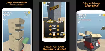 Jengha Boom de Colores -  Gratis, en 3d, con retos