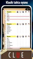 İpucu Dedektif masa oyunu Ekran Görüntüsü 1