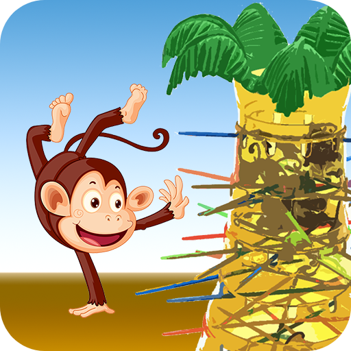 Dropping Tumblin Monkeys Falling - 3D Pick Sticks