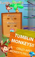 Dropping Tumblin Monkeys Falling - 3D Pick Sticks screenshot 2