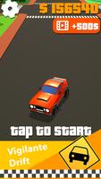 Police chase. Cars rally game poster
