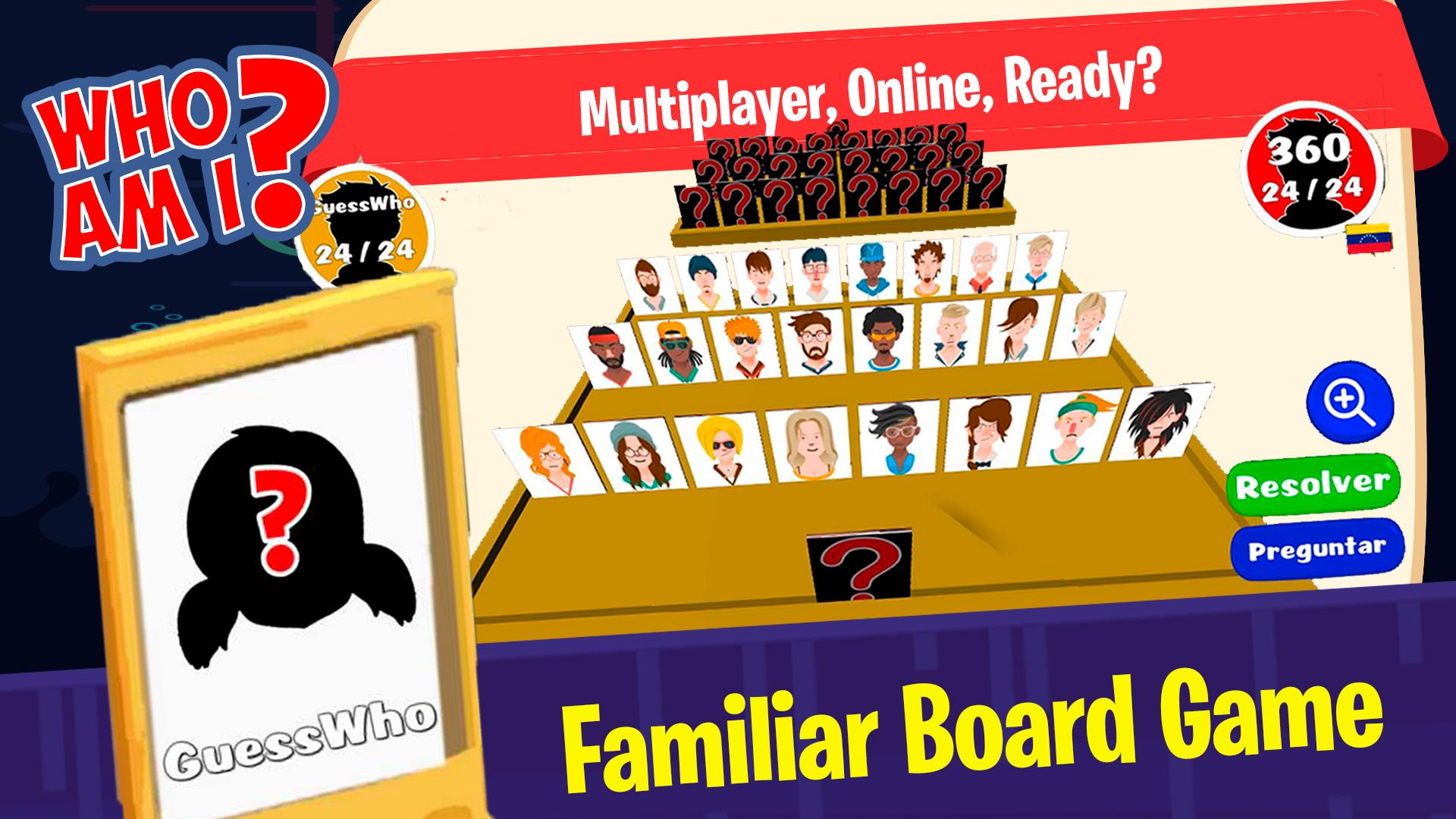 Guess Who Am I Who Is My Character Board Games For Android