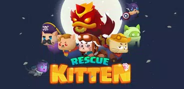 Rescue Kitten - Rope Puzzle