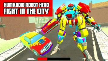 Humanoid Robot Hero City Fight capture d'écran 1
