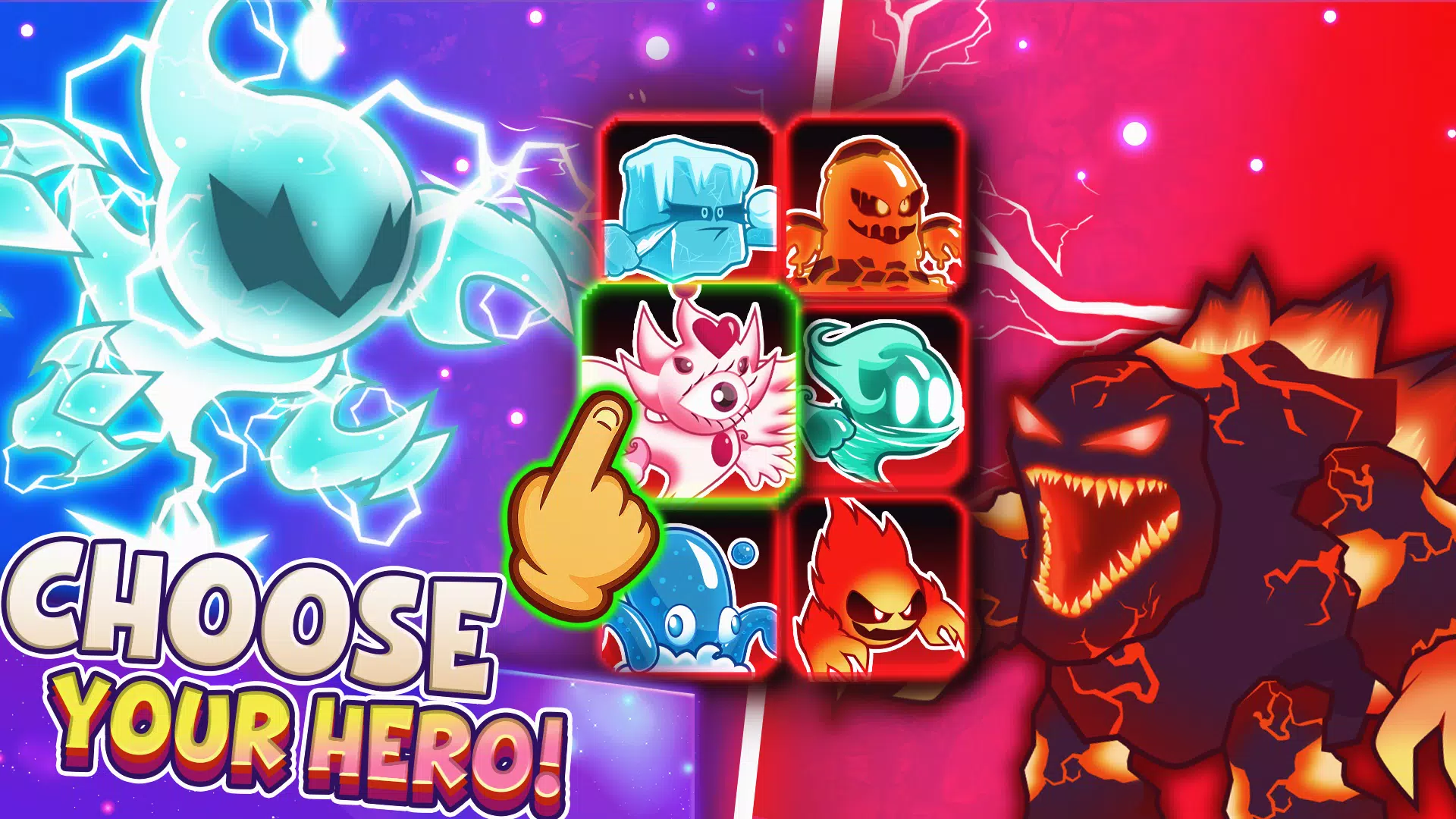 Elemental Monsters: Merge Game