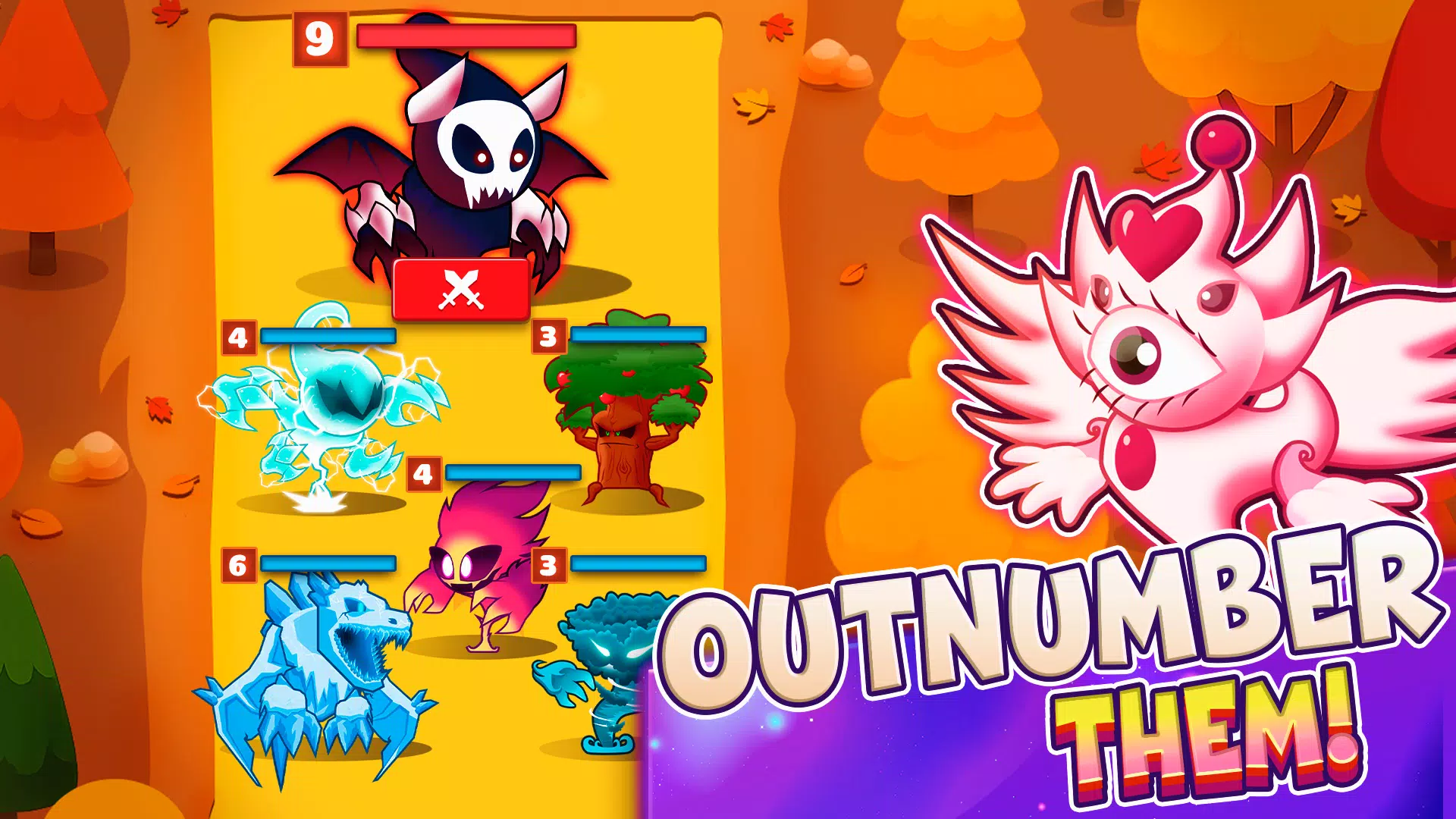 Elemental Monsters: Merge Game