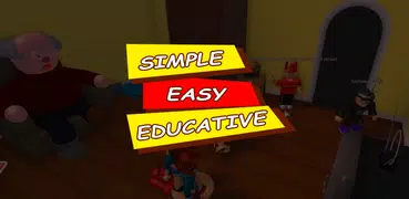 Walkthrough the Roblox Escape Grandpa's House Obby