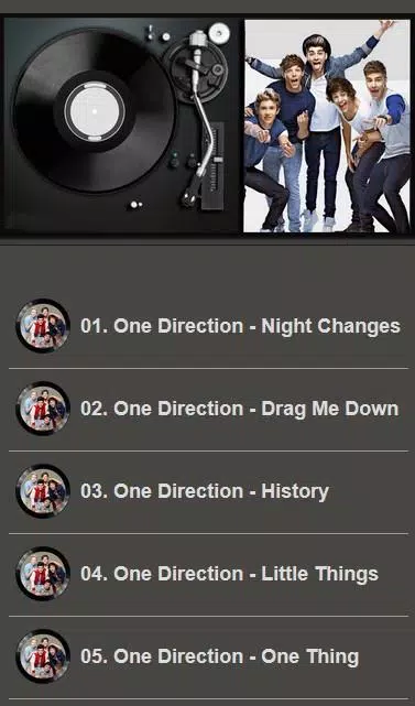 One Direction Best Album Mp3 APK for Android Download