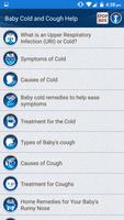 Baby common cold & cough Flu Help Child Runny Nose Affiche