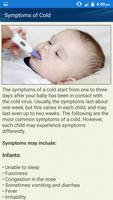 Baby common cold & cough Flu Help Child Runny Nose capture d'écran 1