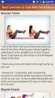 Flat Tummy Abs Workout Exercises for Girls & Women capture d'écran 3