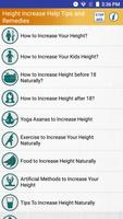 Height Increase Diet & Tips постер