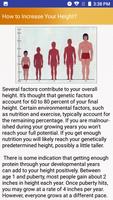 Height Increase Diet & Tips 截图 1