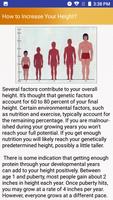 1 Schermata Height Increase Diet & Tips