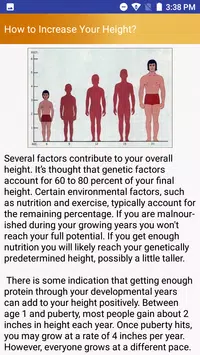 Height Increase Diet Tips and Remedies Help screenshot 1