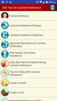 Lactose Intolerance Diet Tips الملصق