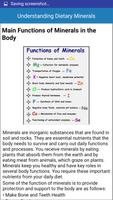 Minerals & Antioxidants Foods Diet sources Guide screenshot 1