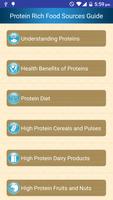 Protein Rich Food Source Guide Cartaz