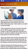 Tuberculosis TB Help & Diet capture d'écran 1