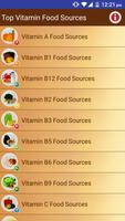 Vitamin rich Foods & Diets Plakat