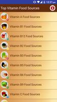 Vitamin rich Foods & Diets Affiche