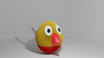 Plaffy Bird 3D Affiche