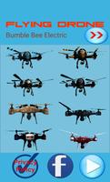 AR Flying Drone Affiche