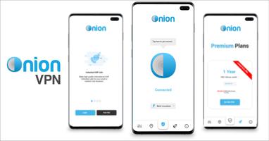 Onion VPN الملصق