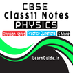 Class 11 Physics Study Materials & Notes 2019